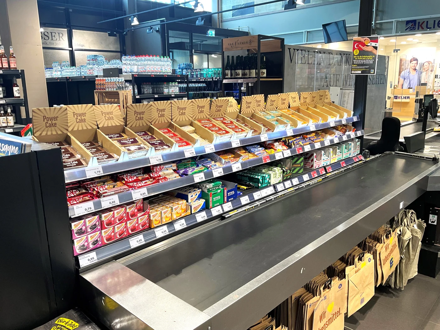 POWER CAKE im stationären Einzelhandel